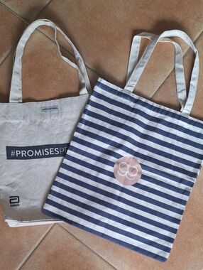 2 Canvas Tote Bag New.1 Georjana Jewerly Brand